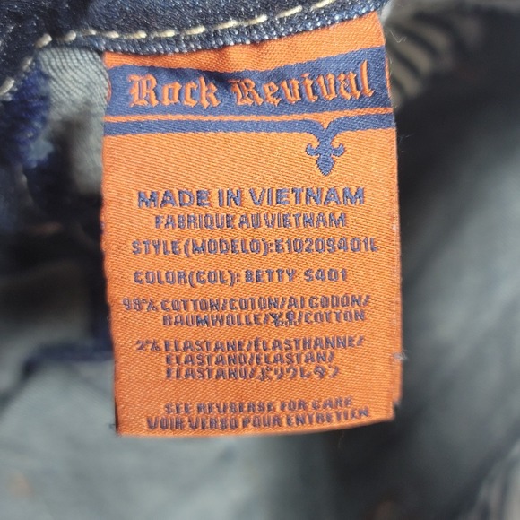 Rock Revival Betty Flap Pocket Skinny Jeans - Picture 11 of 16